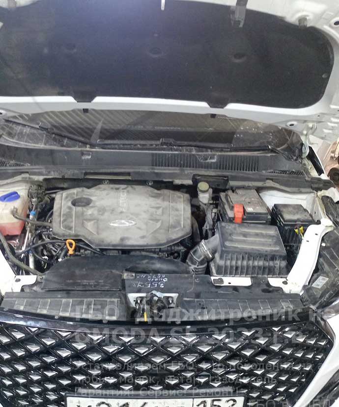 ГБО Диджитроник в подкапотном пространстве, установка на Омода S5 2023 г.в., 1.5 л., 117 л.с., с пробегом 45 311 км., ВЗУ в лючке бензобака, тороидальный баллон 54 литра в багажнике, в нише для запасного колеса, Нижний Новгород, Дзержинск