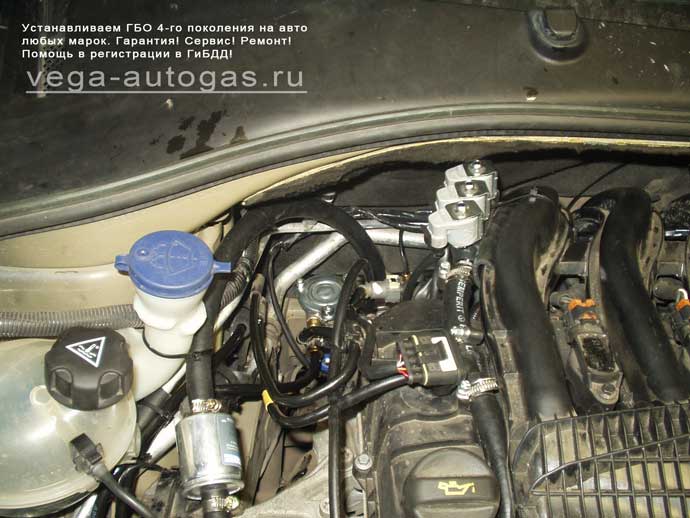 Установка ГБО Диджитроник Макси 2 на Peugeot 301 (Пежо 301), 72 л.с., 1.2 л., торовый баллон 42 литра в багажнике Нижний Новгород, Дзержинск
