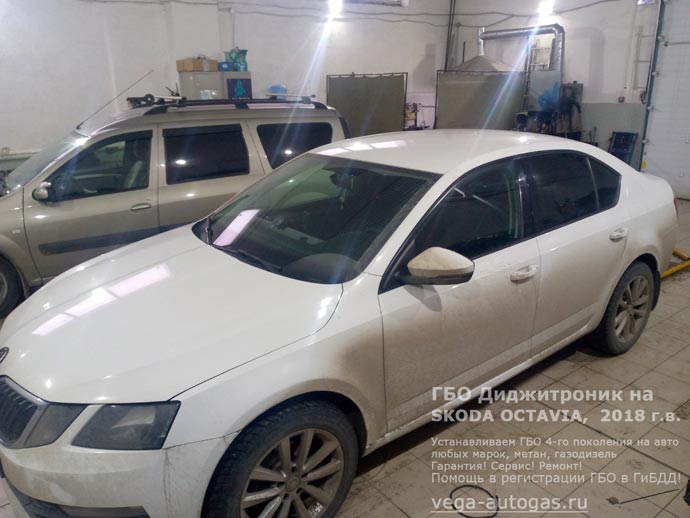 Установка ГБО Диджитроник на Skoda Octavia (Шкоду Октавия), 2018 г.в., 1.6 л., 110 л.с., пробег: 284 536 км. Н.Новгород, Дзержинск