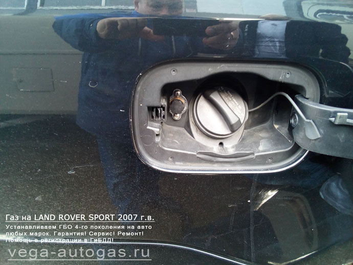 Установка ГБО Альфа М на Land Rover Sport 2007 г.в., 4200 куб.см, 390 л.с., и 89-литрового баллона  под кузовом Нижний Новгород, Дзержинск